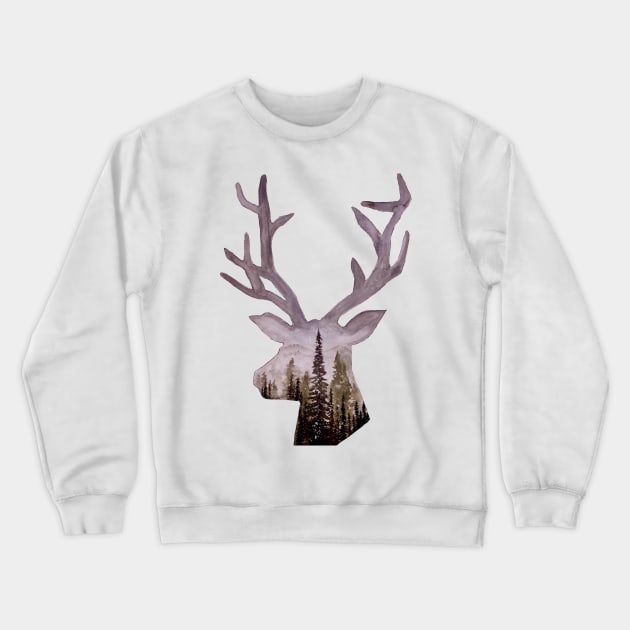 High Mountains Crewneck Sweatshirt by Whettpaint